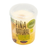 Piña natural en rodajas tarrina kilo