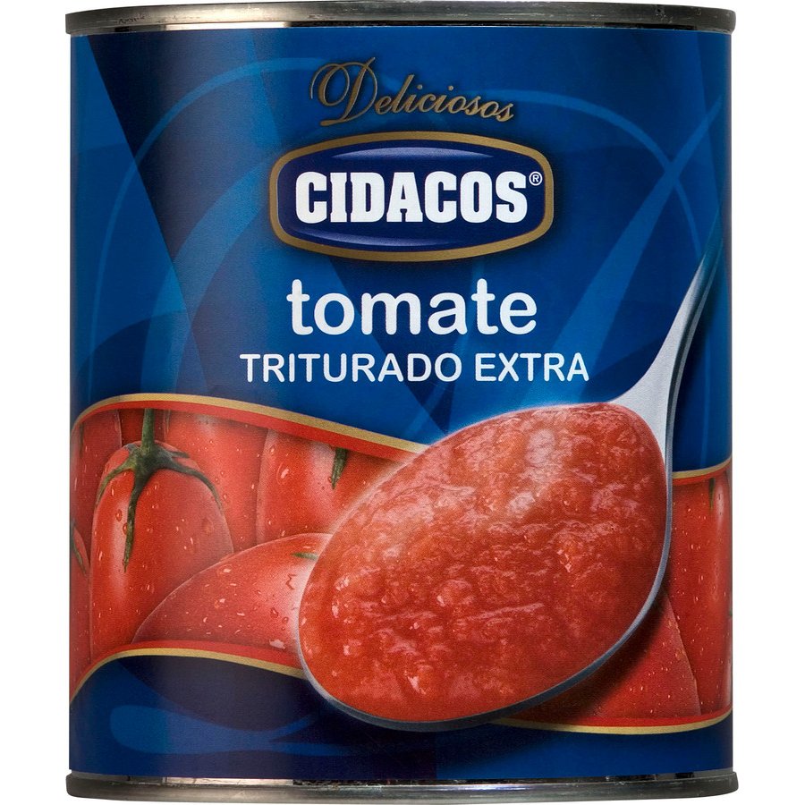 Tomate triturado CIDACOS bote 1 kg (800 g pn.)
