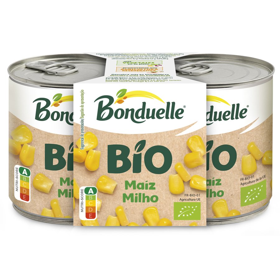 Imagen de Maíz dulce en grano BONDUELLE Bio pack 2x140 g