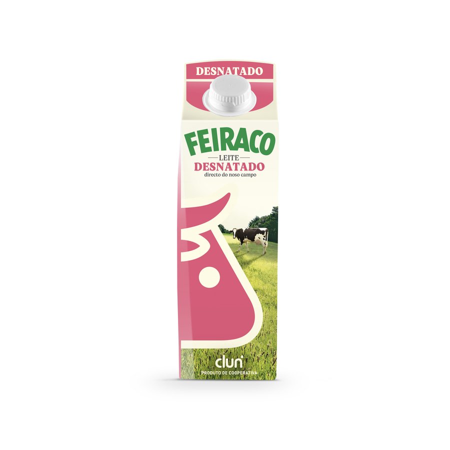 Leche desnatada FEIRACO brik 1 l