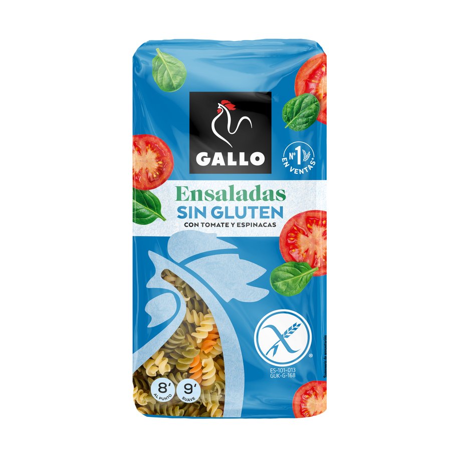 Hélices vegetales GALLO ensaladas sin gluten 450 g