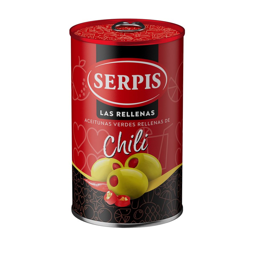 Aceituna rellena de chili SERPIS 130 g pne