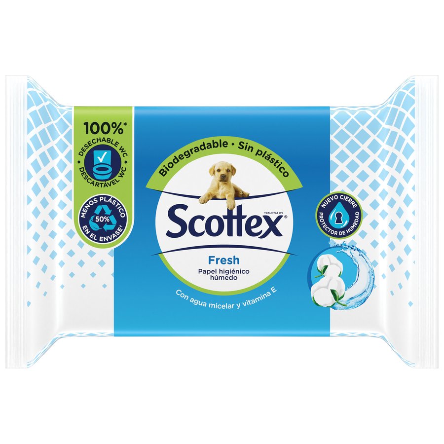 Higiénico húmedo SCOTTEX fresh 76 toallitas