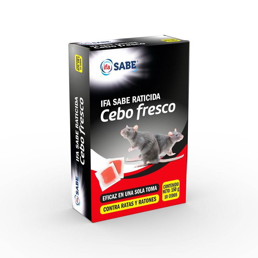 Raticida cebo fresco IFA SABE 150 g