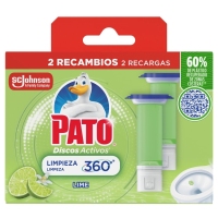 Limpia inodoro PATO discos-activos lima recambio 2 unidades