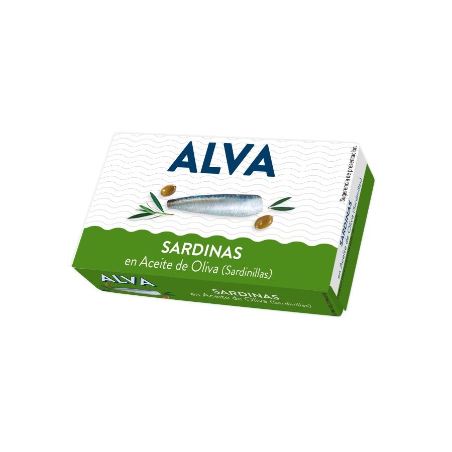 Imagen de Sardinillas en aceite de oliva ALVA 5/10 88 g pn.