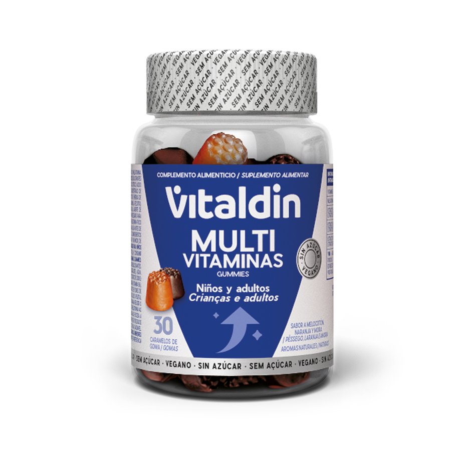 Multivitaminas gummies VITALDIN sin azúcar 30 unidades 75 g