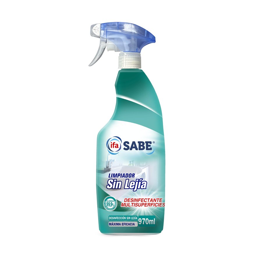 Limpiador desinfectante multisuperficies IFA SABE pistola 970 ml