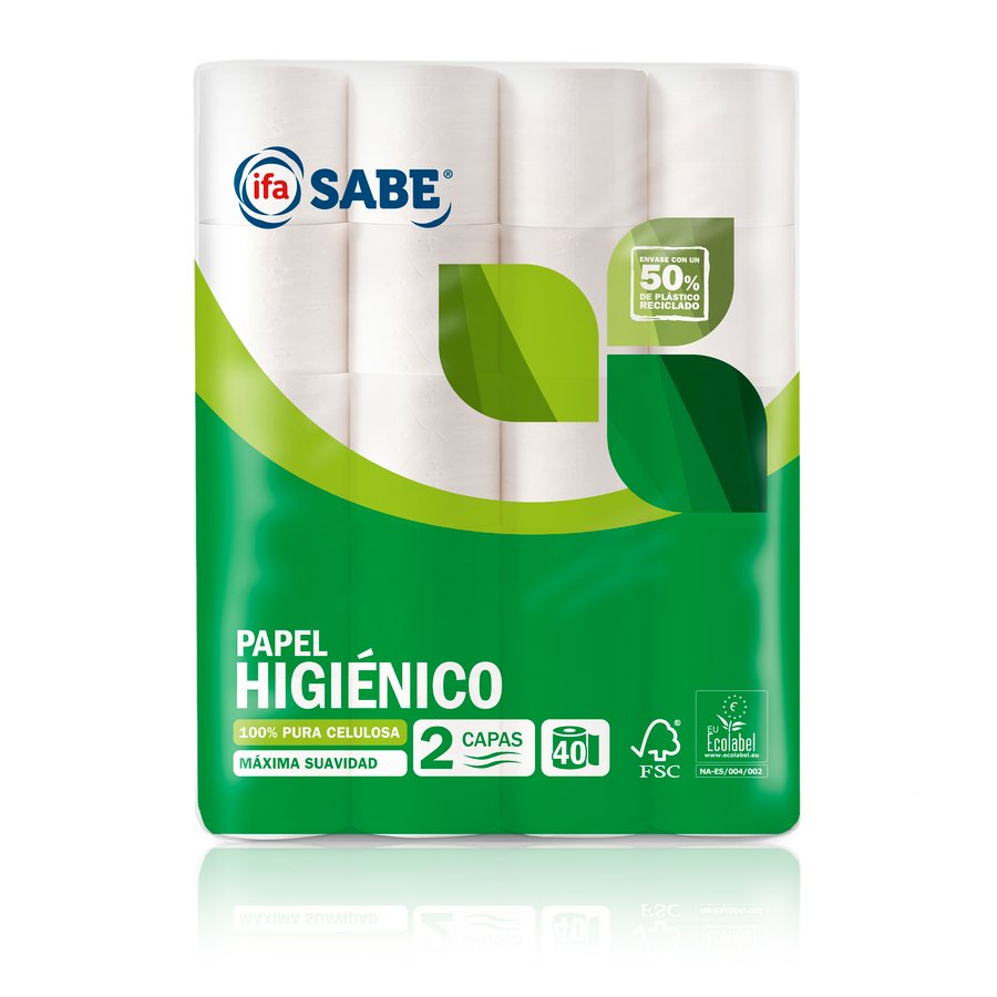 Papel higiénico IFA SABE 40 rollos 2 capas