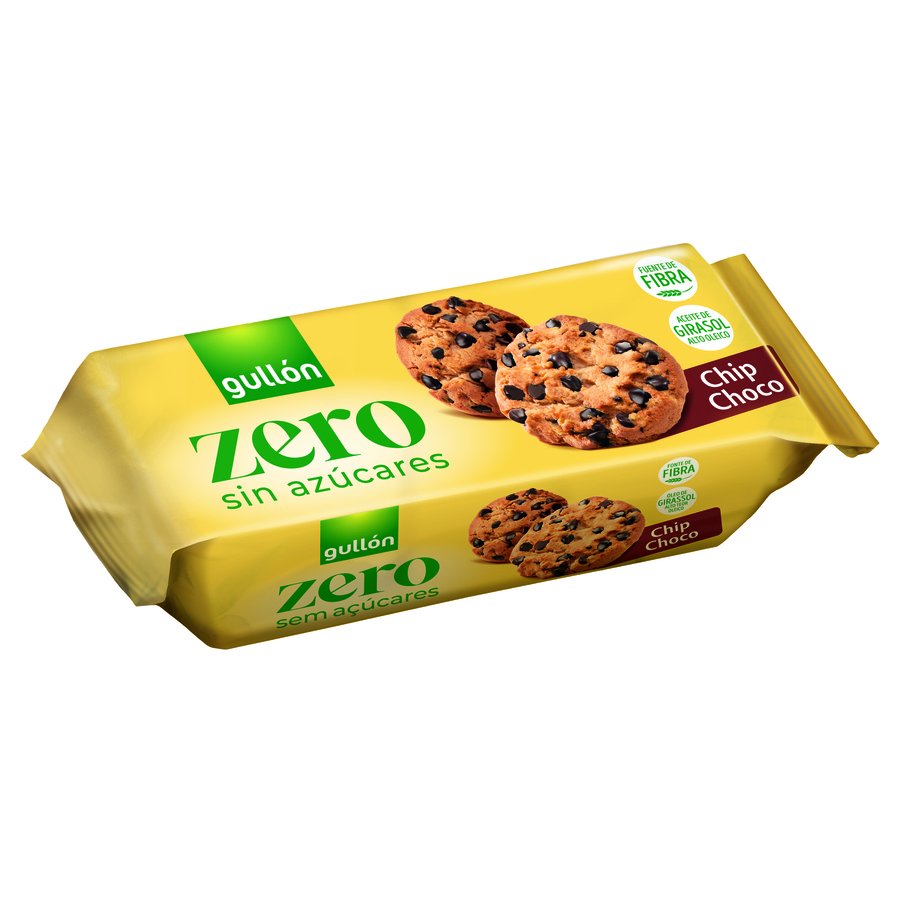 Galletas GULLON Zero chip choco sin azúcar 125 g