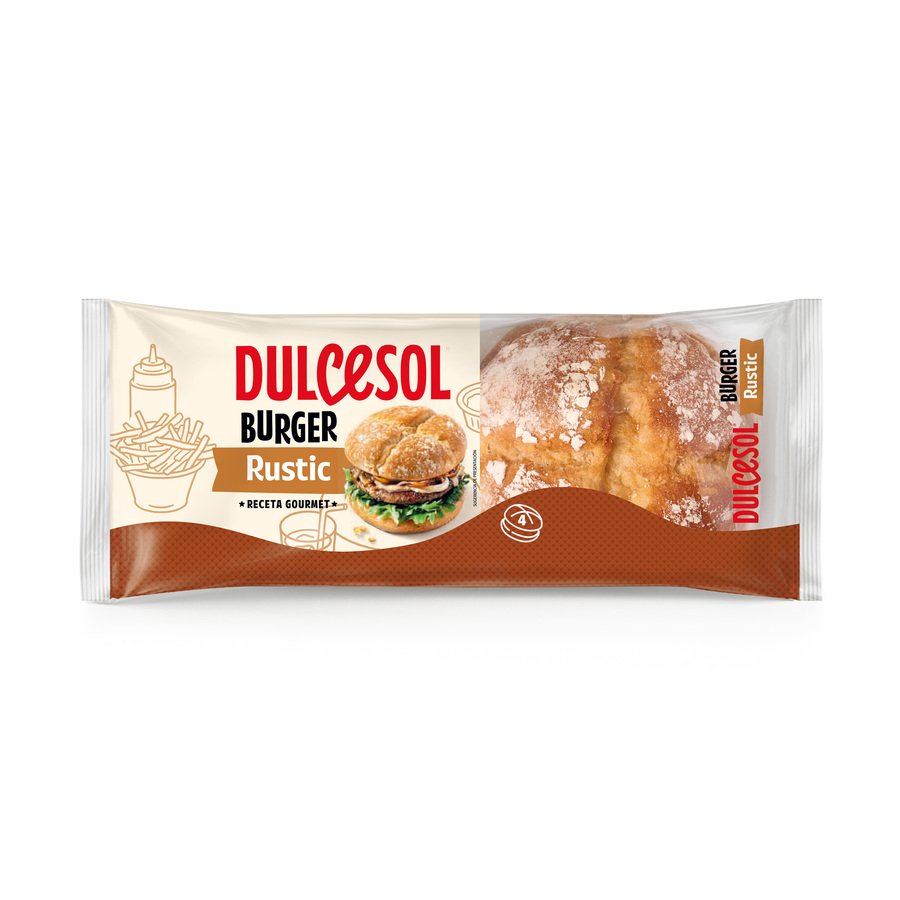 Rustic Burger DULCESOL 4 unidades 300 g