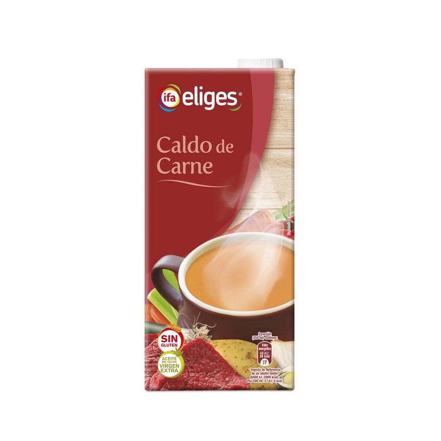Caldo de carne IFA ELIGES brik 1 l