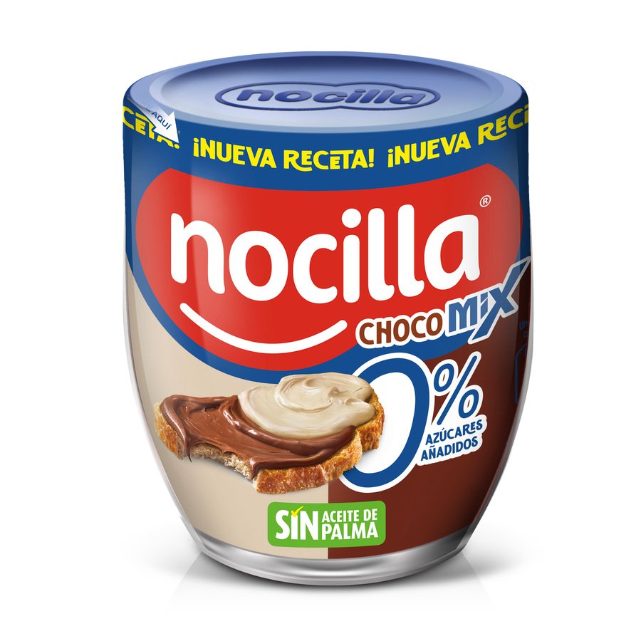 Crema cacao NOCILLA Chocomix 0% azúcar añadido 180 g
