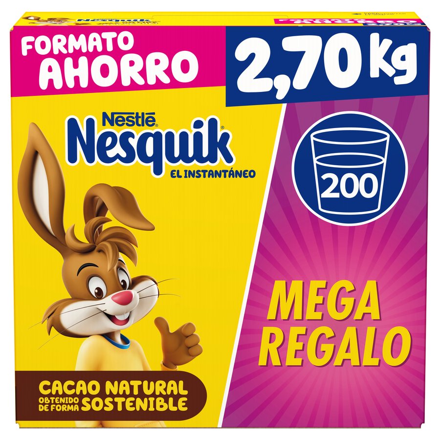 Cacao soluble NESTLE NESQUIK estuche 2,70 kg