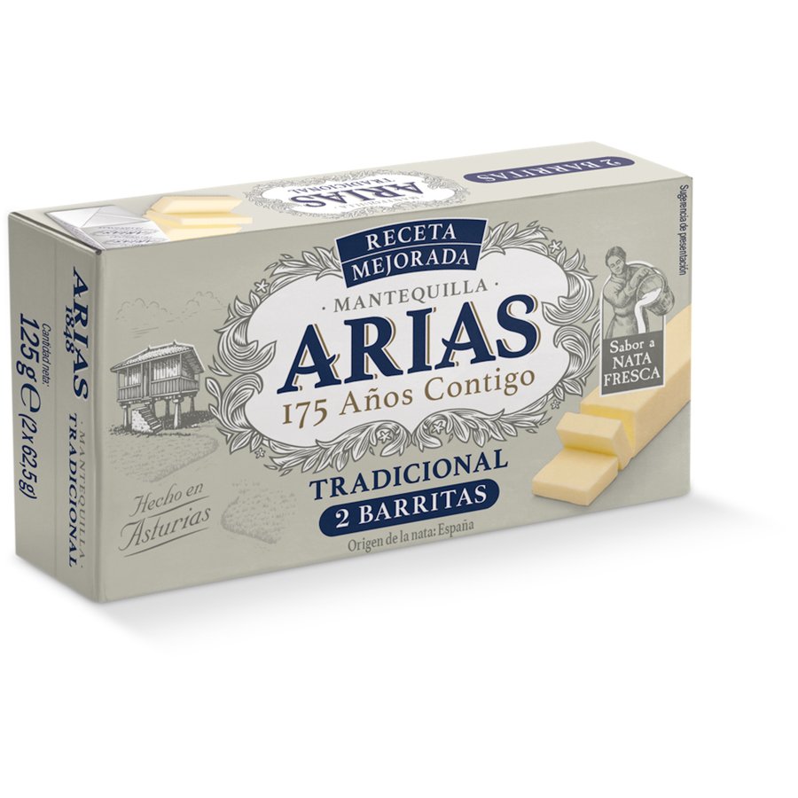 Mantequilla ARIAS 2 pastillas x 62,5 g