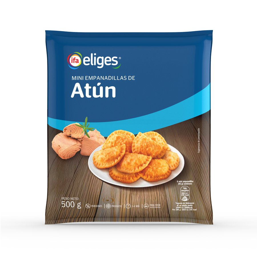 Mini empanadillas congeladas IFA ELIGES de atún 500 g
