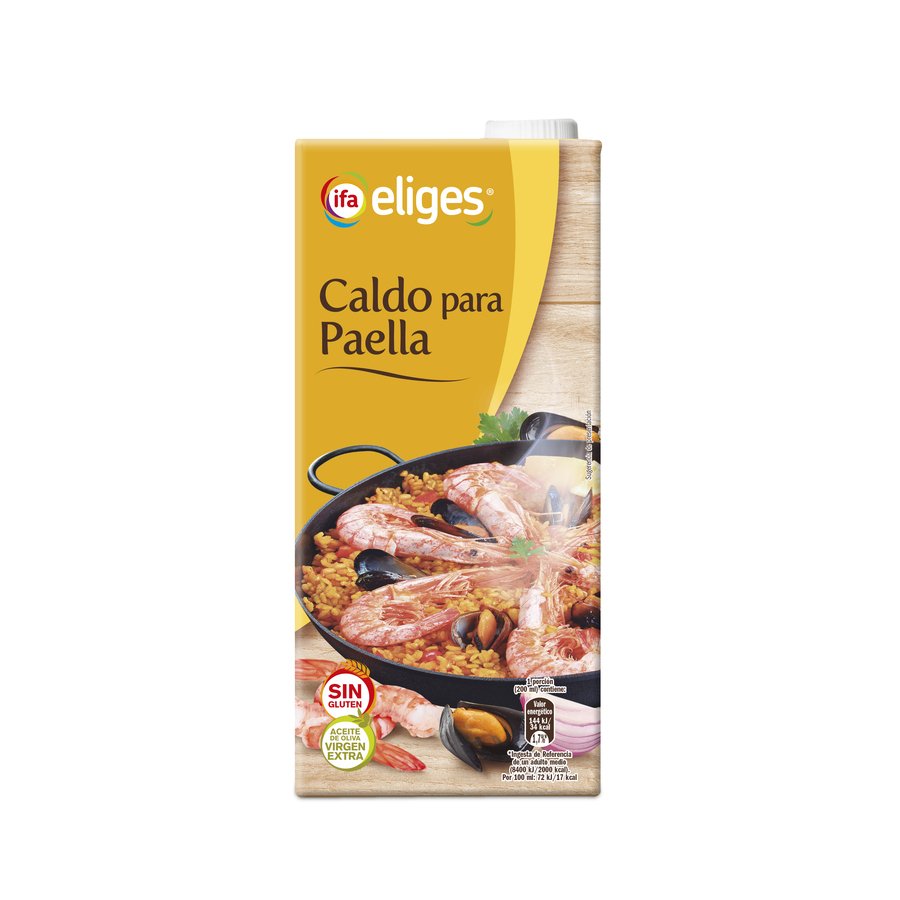 Caldo para paella IFA ELIGES brik 1 l