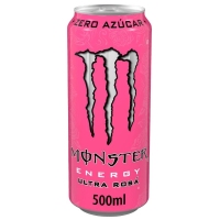 Bebida energética MONSTER ultra rosa zero 50 cl
