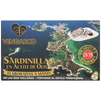Sardinillas en aceite de oliva 25/35 VENGARCO 118 g pn.