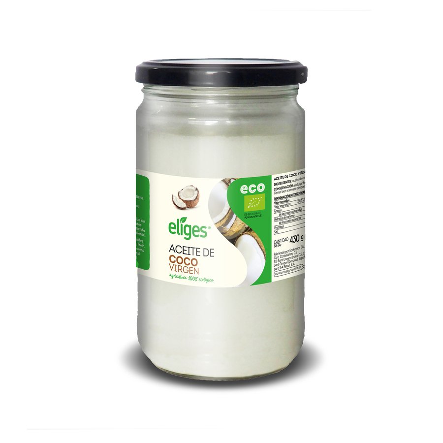 Aceite coco virgen ECO ELIGES frasco 430 g