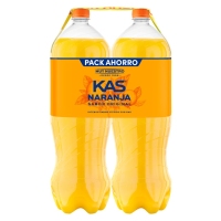 Refresco KAS naranja pet 2x2 l