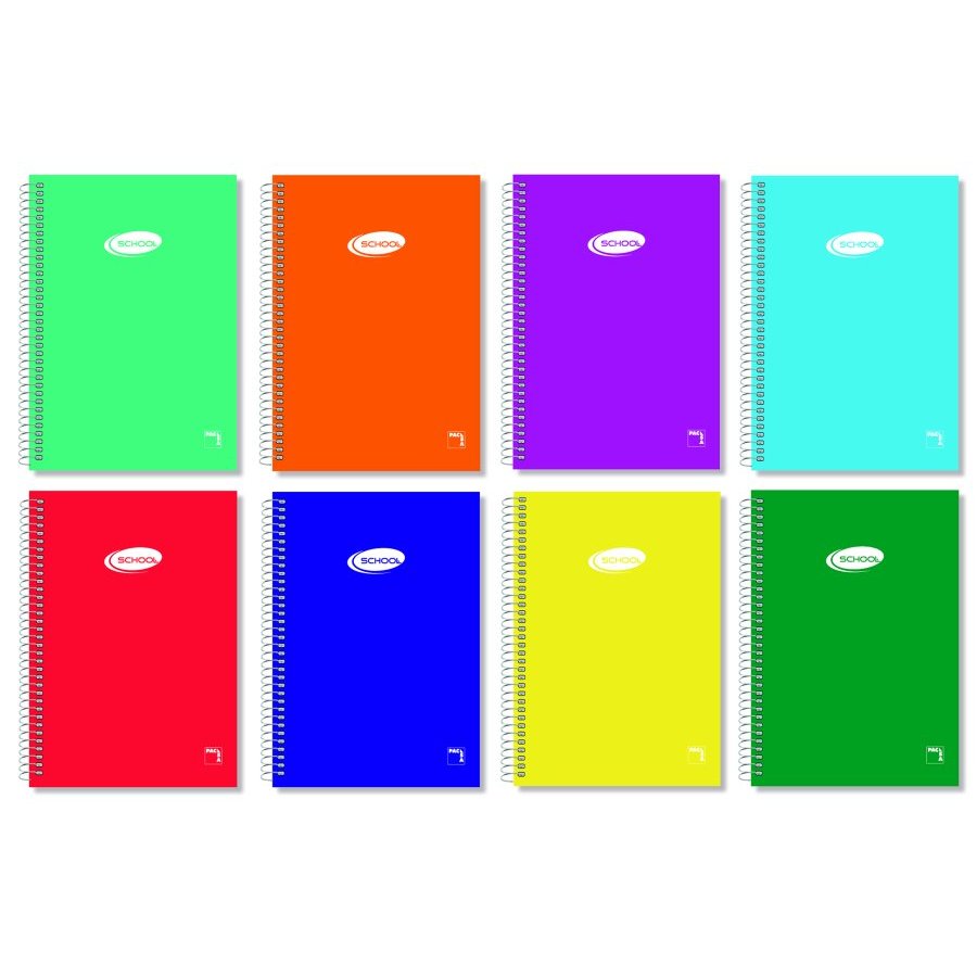 Cuaderno cuarto BASIC 80 hojas 4x4 cm  unidad