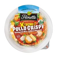 Ensalada completa FLORETTE xtreme pollo crispy bol 210 g
