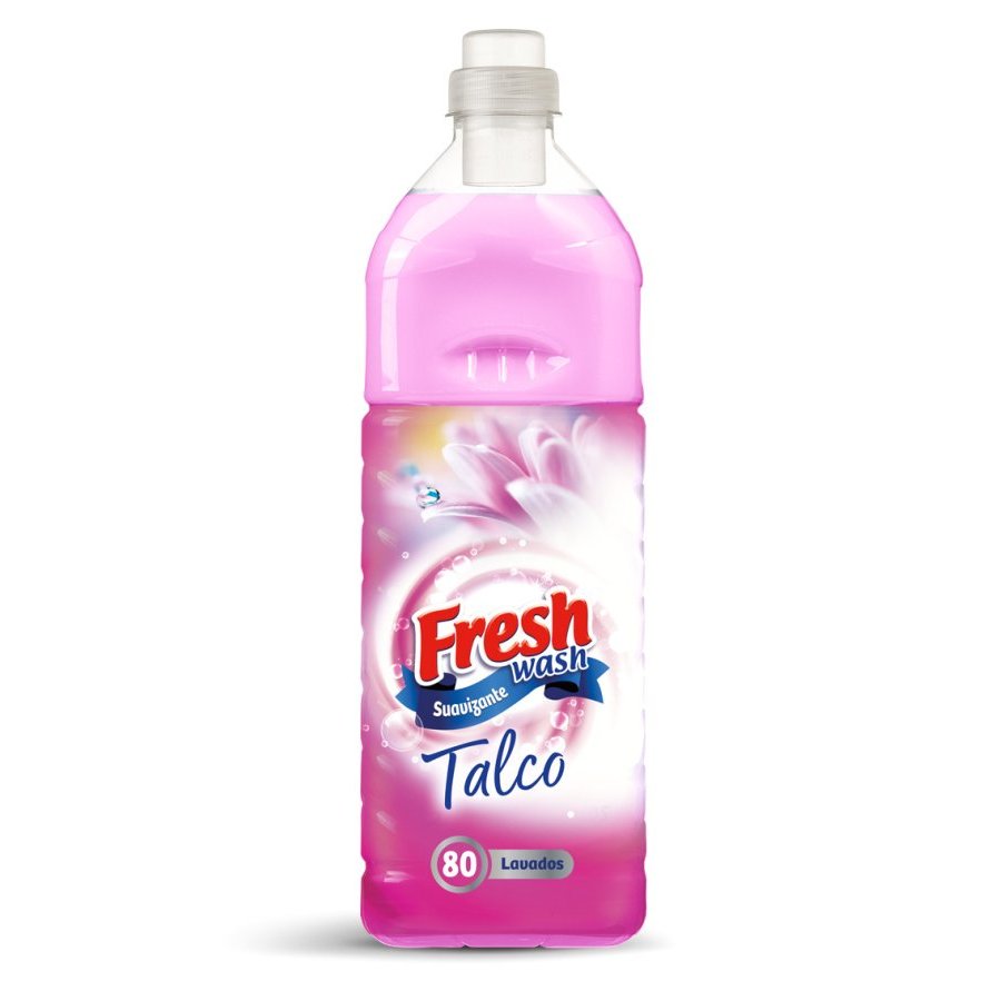 Suavizante concentrado FRESH WASH talco 80 lavados 2 l