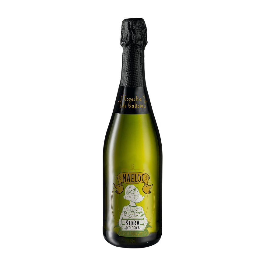 Sidra achampanada ecolóxica MAELOC botella 75 cl