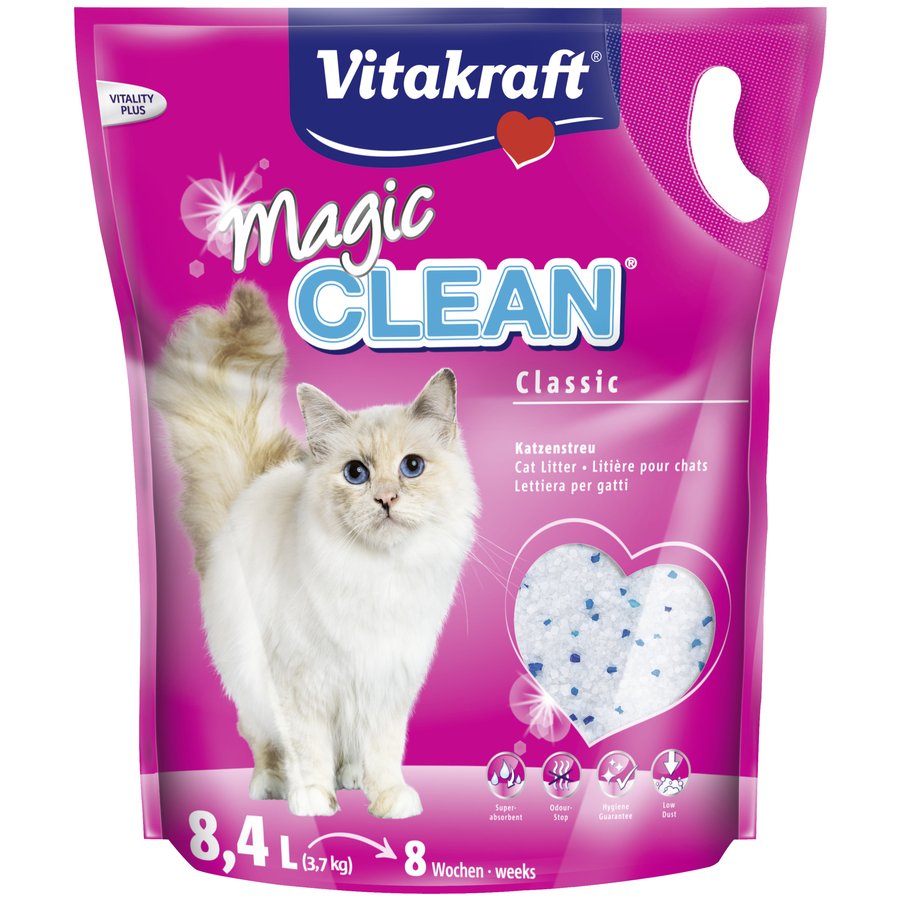 Gel silice para gatos VITAKRAFT magic clean 8,4 l