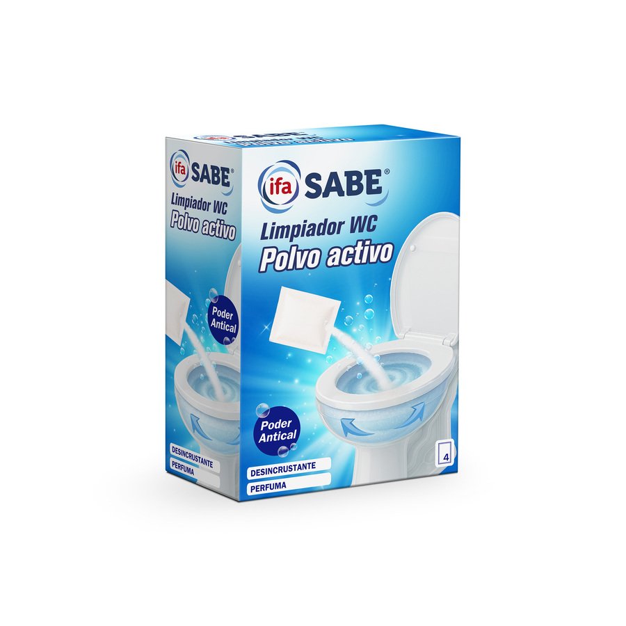 Limpiador wc IFA SABE polvo activo 4x60 g