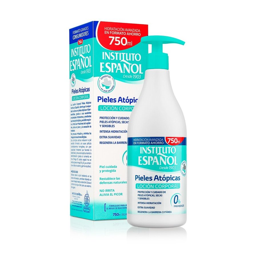 Loción corporal INSTITUTO ESPAÑOL pieles atópicas 750 ml