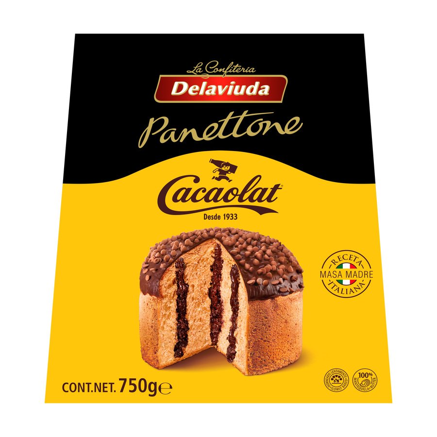 Panettone cacaolat DELAVIUDA 750 g