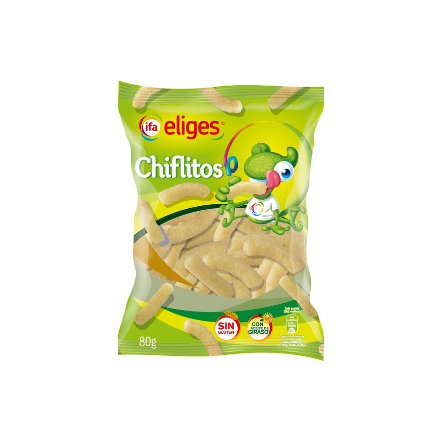 Aperitivos de maíz horneados chiflitos IFA ELIGES 80 g