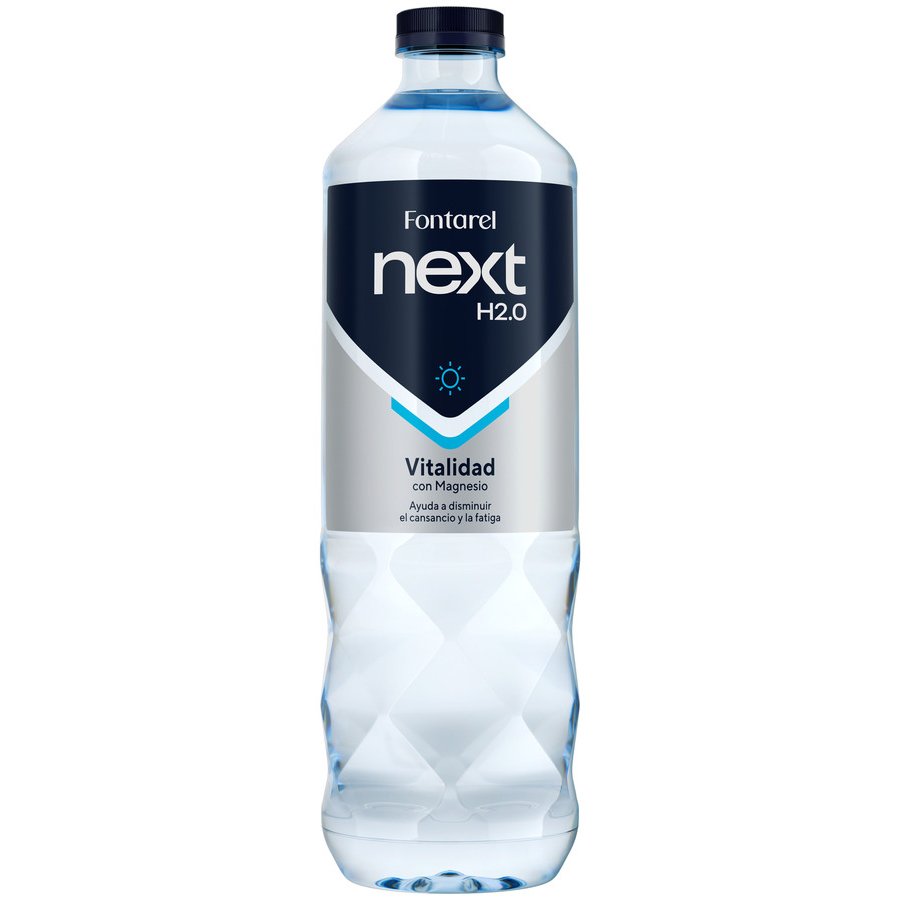 Imagen de Bebida refrescante a base de agua FONTAREL Next H2.O magnesio botella 1 l