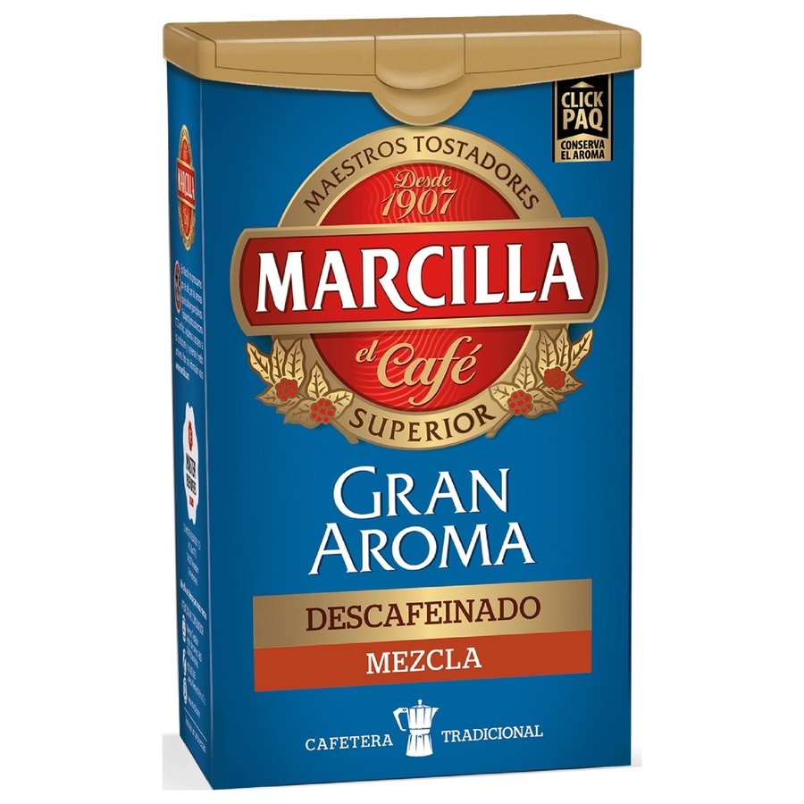 Café molido descafeinado mezcla MARCILLA paquete 200 g