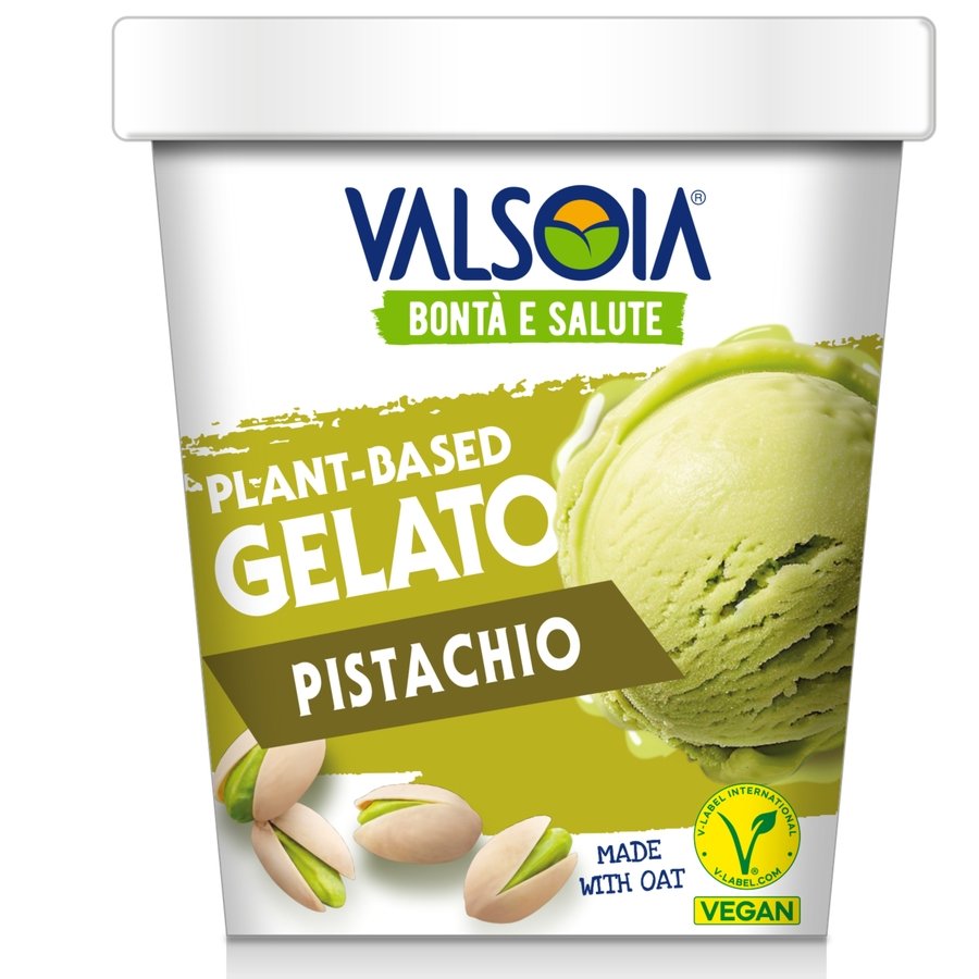 Helado avena VALSOIA pistacho tarrina 300 g