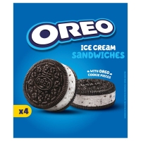 Xeado sandwich OREO 4 unidades 280 g