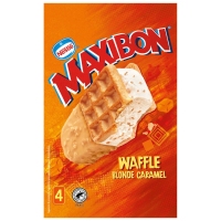 Helado NESTLE MAXIBON Waffle gofre 4 unidades 360 g
