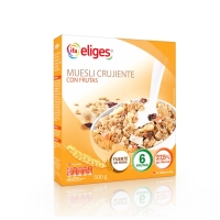 Muesli crujiente IFA ELIGES con frutos secos 500 g