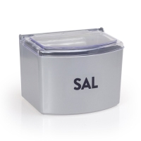 Salero cocina plástico con tapa METALTEX