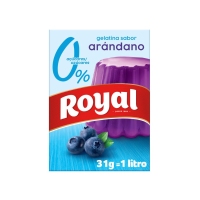 Gelatina de arándanos ROYAL 0% azúcares 31 g