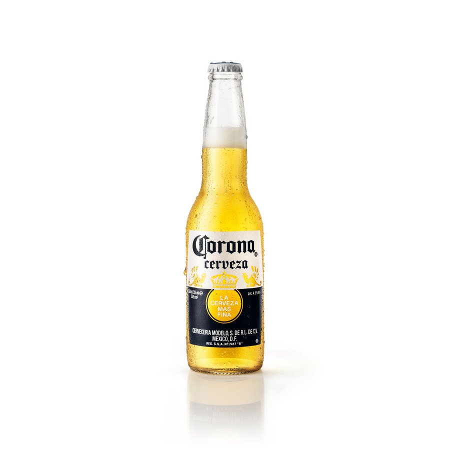 Cerveza mexicana CORONA botellín 355 ml