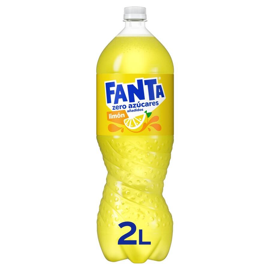 Refresco FANTA limón Zero botella 2 l