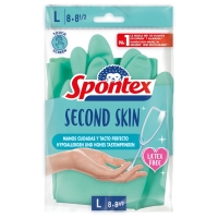 Guantes SPONTEX segunda piel talla 8 grande