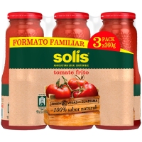 Tomate frito SOLIS frasco pack 3x360 g
