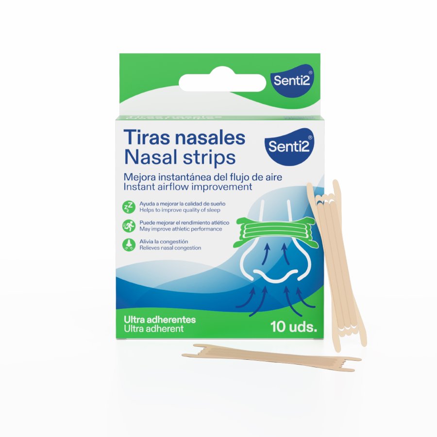 Tiras nasales SENTI2 paquete 10 unidades