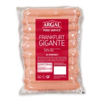 Salchichas ARGAL Frankfurt gigante bolsa 20 unidades 1 kg