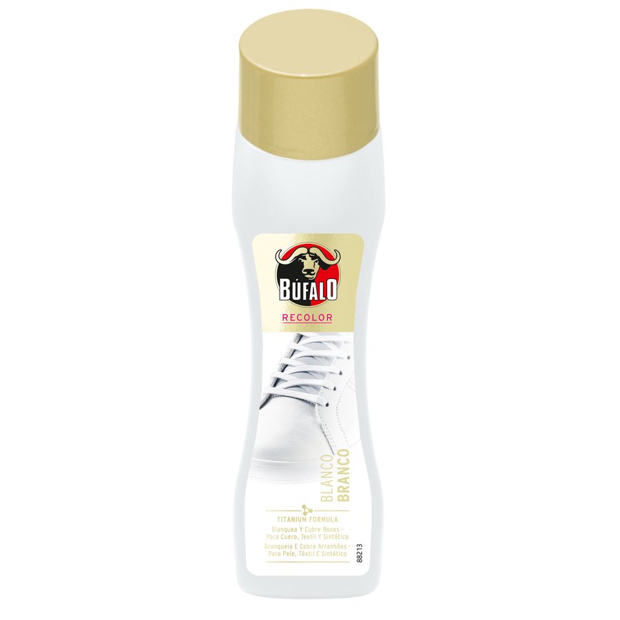 Limpia calzado BUFALO crema blanco aplicador 50 ml