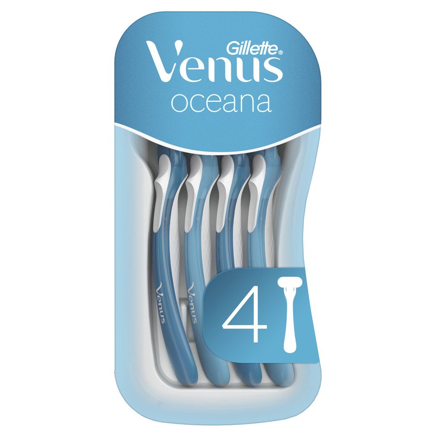 Maquinillas desechables GILLETTE Venus oceana 3 hojas pack 4 unidades